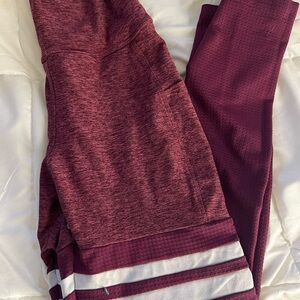 Bombshell Sportswear Burgundy Leggings